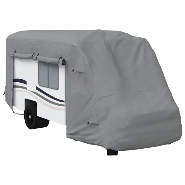 vidaXL Telo per Camper Grigio 610x235x275 cm in Tessuto Non Tessuto