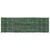 vidaXL Paravento da Balcone con Foglie Verde Scuro 500x150 cm