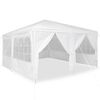 vidaXL Tenda Party Bianco 400 x 400 x 266 cm Polietilene