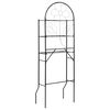 vidaXL Scaffale da Bagno Nero 60x33x174 cm