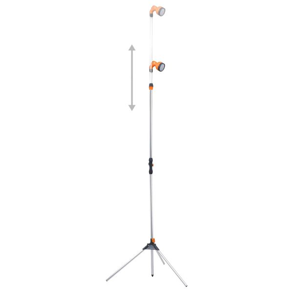 vidaXL Doccia da Giardino con Treppiede 221 cm in Alluminio