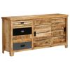vidaXL Credenza in Legno Massello di Mango 160x40x80 cm