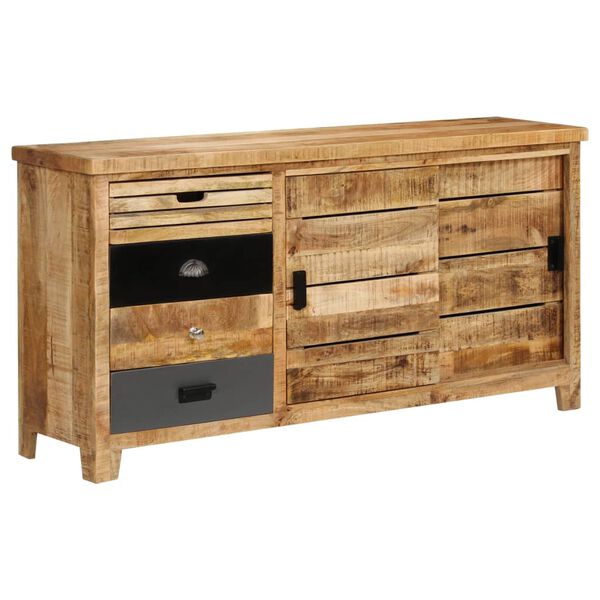 vidaXL Credenza in Legno Massello di Mango 160x40x80 cm