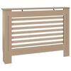 vidaXL Copertura per Radiatore 112x19x81,5 cm in MDF