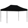vidaXL Tenda da Festa Pieghevole Pop-Up Nero 410x279x315 cm