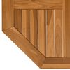 vidaXL Piano per Tavolo 70x70x2,5 cm Ottagonale Legno Massello di Teak