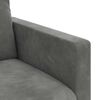 vidaXL Set di divani 2 pcs Grigio scuro 228 x 78 x 80 cm Velluto
