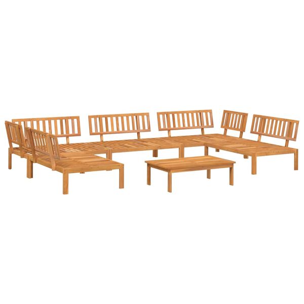 vidaXL Set Divano Pallet da Giardino 6 pz in Legno Massello di Acacia