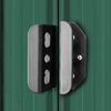vidaXL Capanno per Attrezzi in Metallo Verde 204x132x186 cm