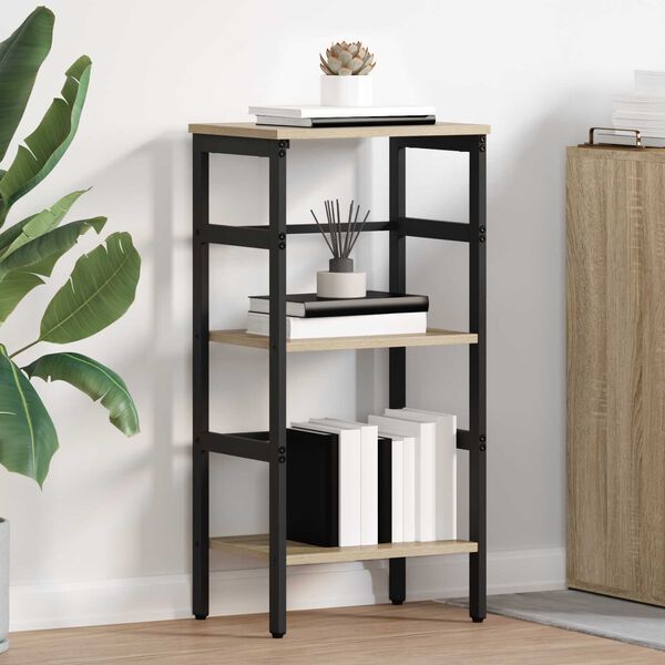 vidaXL Libreria Rovere Sonoma 40 x 29,5 x 81 cm Legno multistrato