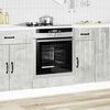 vidaXL Armadio Forno Lucca Grigio Cemento in Legno Multistrato