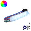 vidaXL Striscia LED 12 pz Nero e Bianco Rame e plastica