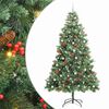 vidaXL Albero di Natale artificiale Verde 240 cm PVC e Metallo