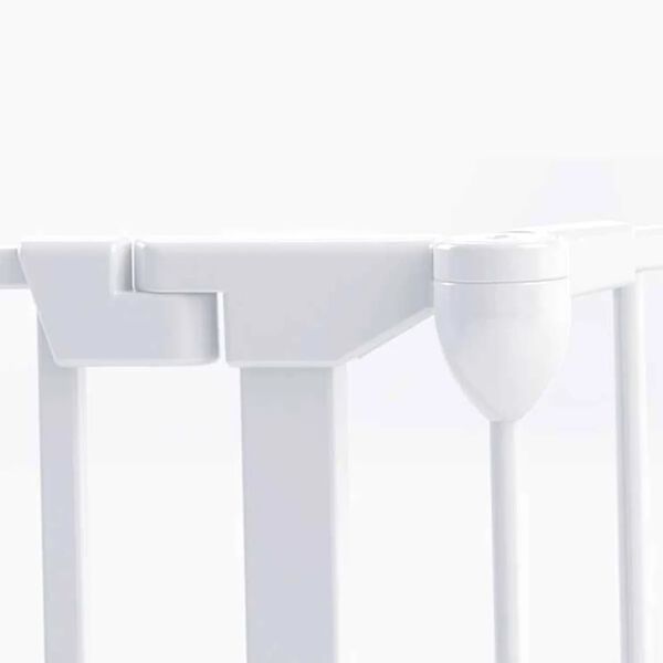 Noma Cancelletto di Sicurezza a 5 Panelli Modular Metallo Bianco 94047