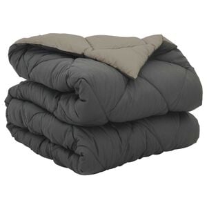 vidaXL Piumone Completo Annuale Grigio chiaro e Antracite 200 x 135 cm