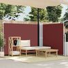 vidaXL Tenda da Sole Laterale Retrattile Marrone 140x600 cm