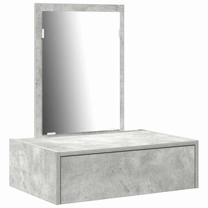 vidaXL Tavolo da Trucco Grigio 60 x 40 x 70 cm Legno multistrato