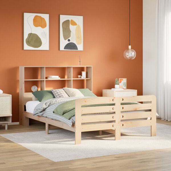 vidaXL Letto senza Materasso 120x190 cm in Legno Massello di Pino