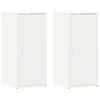 vidaXL Scarpiere 2 pz Bianche 32x35x70 cm in Truciolato