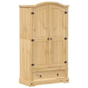 vidaXL Armadio Corona 102x52x186 cm in Legno Massello di Pino