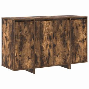 vidaXL Credenza Rovere fumo 120 x 41 x 75 cm Legno multistrato