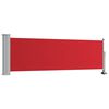 vidaXL Tenda Laterale Retrattile per Patio 80x300 cm Rosso