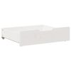 vidaXL Cassettoni da Letto 2 pz Bianchi 75x55x17 cm in Legno di Pino