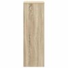 vidaXL Supporto per Piante Rovere Sonoma 33x33x100cm Legno Multistrato