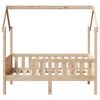 vidaXL Giroletto Casetta per Bambini 80x160 cm Legno Massello di Pino