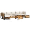 vidaXL Set Divano da Giardino 8pz con Cuscini Legno Massello di Acacia