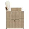 vidaXL Divano da Giardino con Cuscini a 2 Posti Beige in Polyrattan