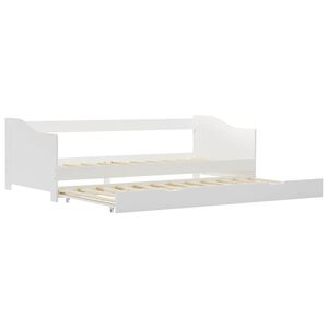 vidaXL Divano Letto a Scomparsa senza Materasso Legno Pino 90x200 cm