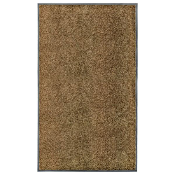 vidaXL Zerbino Lavabile Marrone 90x150 cm