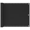 vidaXL Paravento da Balcone HDPE 75x500 cm Antracite