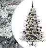 vidaXL Albero di Natale artificiale con palline 150 cm 150 LED