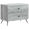 vidaXL Armadio da Notte con cassetto Grigio Sonoma 62 x 34,5 x 47,5 cm