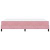 vidaXL Letto a molle con materasso Rosa 160 x 220 cm Tessuto