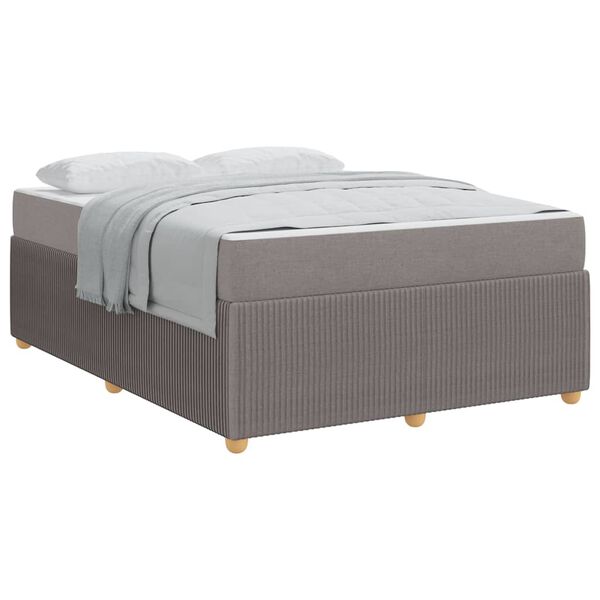 vidaXL Struttura letto con materasso Talpa 160 x 200 cm Tessuto