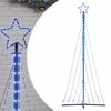 vidaXL Albero di Natale a LED 447 LED Blu 250 cm