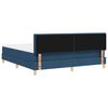 vidaXL Letto a molle con materasso Blu 180 x 200 cm Tessuto