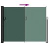 vidaXL Tenda Laterale Retrattile Verde Scuro 170x300 cm