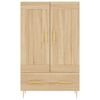 vidaXL Credenza Rovere Sonoma 69,5x31x115 cm in Legno Multistrato
