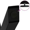 vidaXL Gambe per Tavolino da Caffè a Forma di X 2 pz Nere 60x(42-43) cm Acciaio