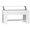 vidaXL Tavolino da Salotto Bianco 101x49x52 cm in Legno Multistrato