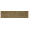 vidaXL Tappeto da Area Nero 80 x 300 cm Juta