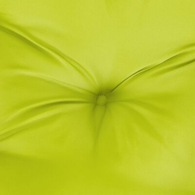 vidaXL Cuscino per Pallet Verde Brillante 80x40x12 cm in Tessuto