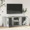 vidaXL Mobile per TV Grigio Cemento 100x31,5x35 cm Legno Multistrato