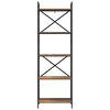 vidaXL Libreria Legno vecchio 56 x 34 x 171 cm Legno multistrato