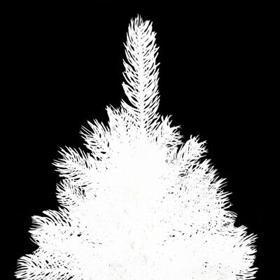 vidaXL Albero di Natale Artificiale con Aghi Realistici Bianco 240 cm