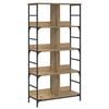 vidaXL Libreria 4 livelli 78,5 x 33 x 153 cm metallo PB